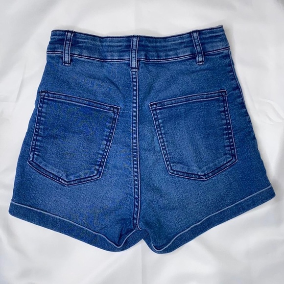 H&M Blue Denim Jeans Shorts - Picture 3 of 8
